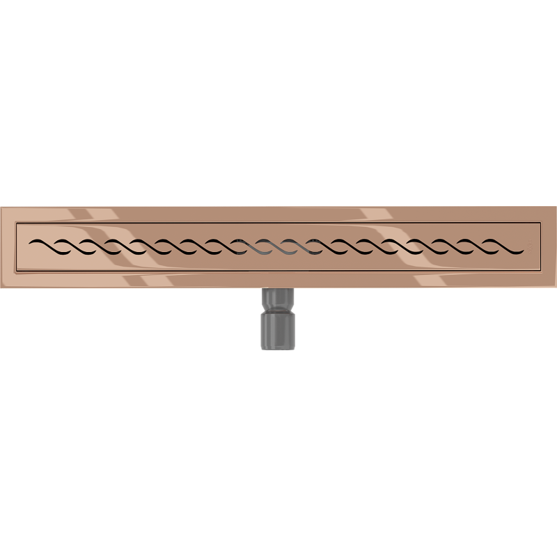 Mexen Flat M18 linear drain 50 cm, rose gold - 1623050-15