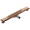 Mexen Flat M18 linear drain 70 cm, rose gold - 1623070-15