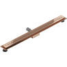Mexen Flat M18 Linear Drain 90 cm, Rose Gold - 1623090-15