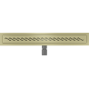 Mexen Flat M18 Linear Drain 60 cm, Brushed Gold - 1A23060-15