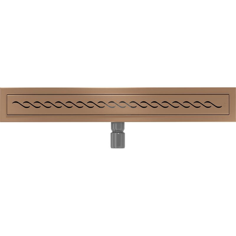 Mexen Flat M18 linear drain 70 cm, brushed copper - 1C23070-15
