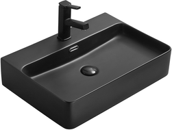 Mexen Lara countertop washbasin 60 x 42 cm, Black matt - 21166085