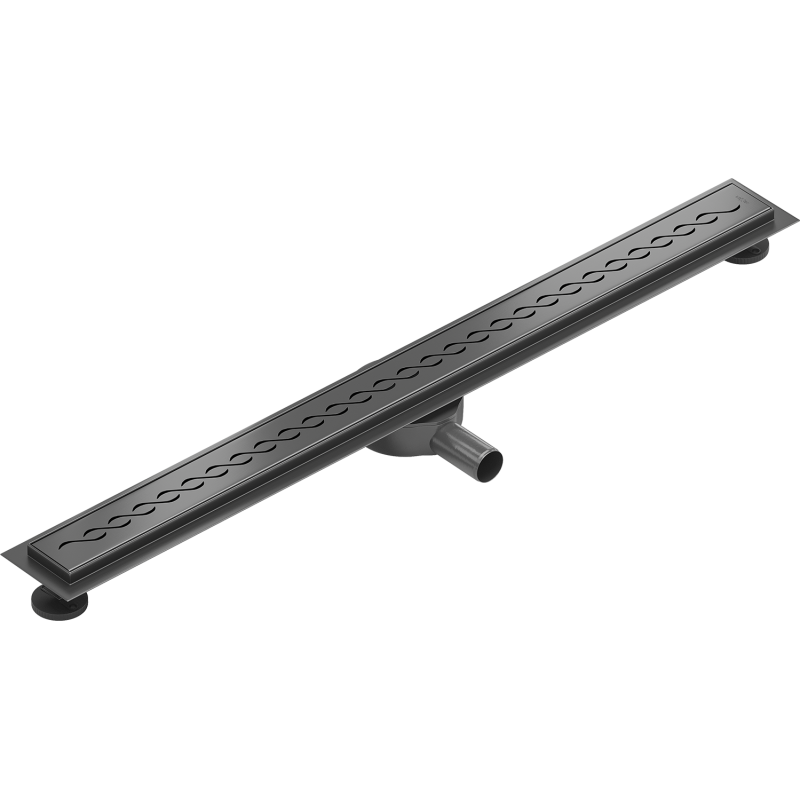 Mexen Flat 360° M18 rotary linear drain 90 cm, gun gray brushed - 1E23090-40