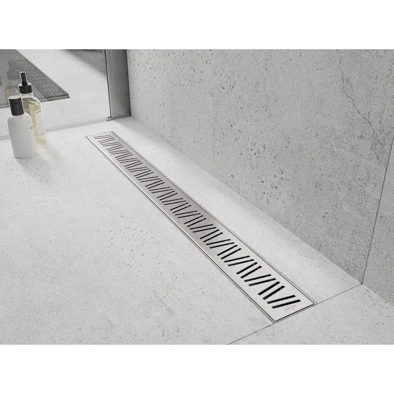 Mexen Flat M22 cover for linear drain 80 cm, inox - 1029080