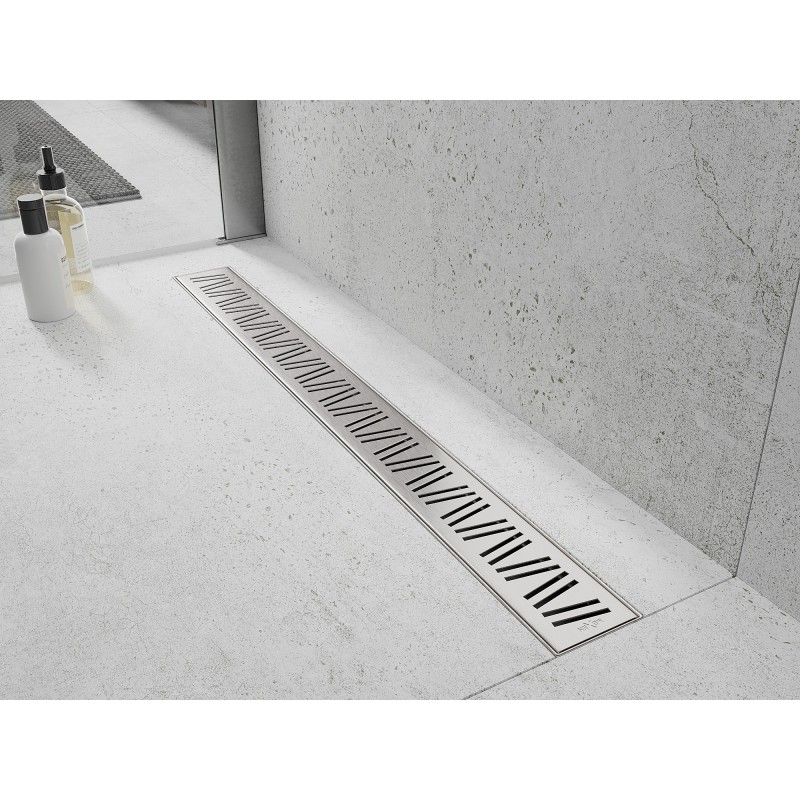 Mexen Flat M22 Cover Plate for Linear Drain 80 cm, inox - 1029080