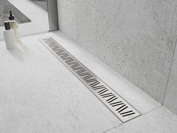 Mexen Flat 360° M22 Linear Drain Rotatable 90 cm, Inox - 1029090-40