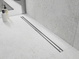 Mexen Flat 360° Slim rotary linear drain 60 cm, inox - 1041060