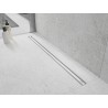 Mexen Flat 360° Slim 360° Rotating Linear Shower Drain 60 cm, White - 1241060
