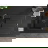 Mexen Andres 1.5-compartment granite sink with a drip tray 1000 x 500 mm Black, siphon Black - 6515101510-77-B