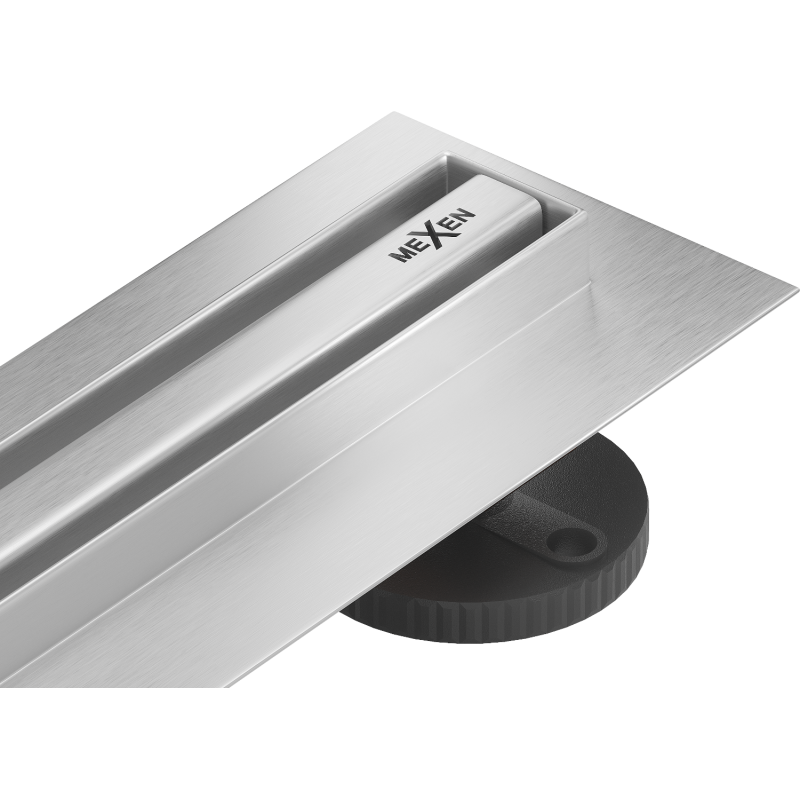 Mexen Flat 360° Slim rotary linear drain 50 cm, inox - 1041050