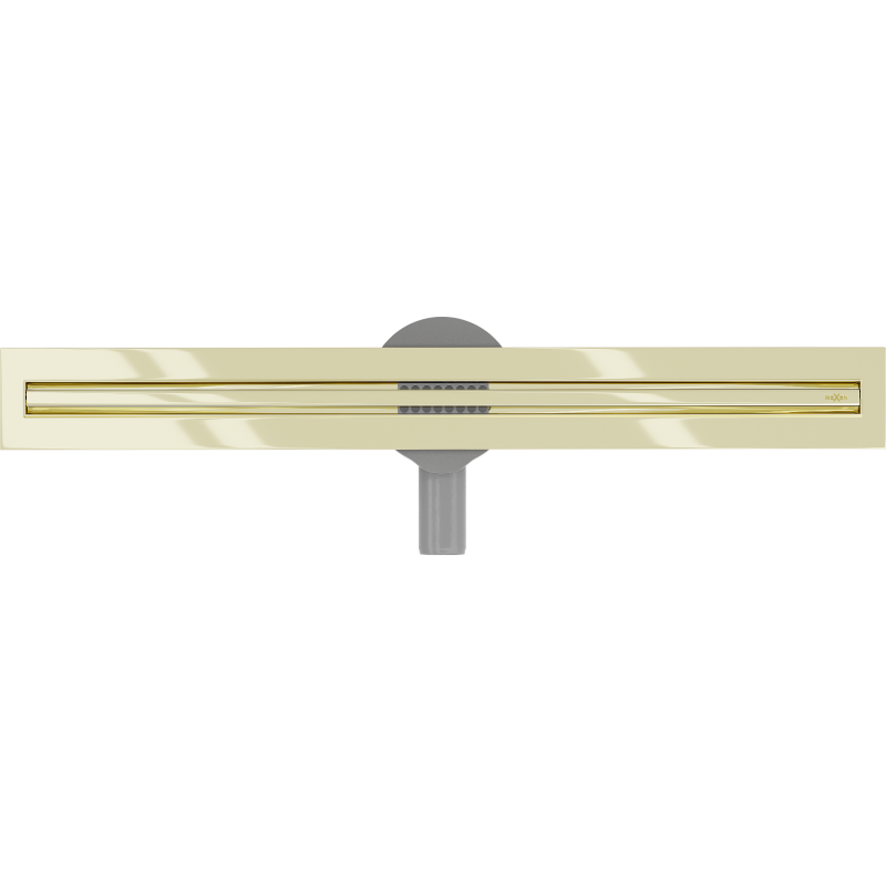 Mexen Flat 360° Slim rotary linear drain 50 cm, gold - 1541050