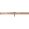 Mexen Flat 360° Slim rotary linear drain 150 cm, rose gold - 1641150