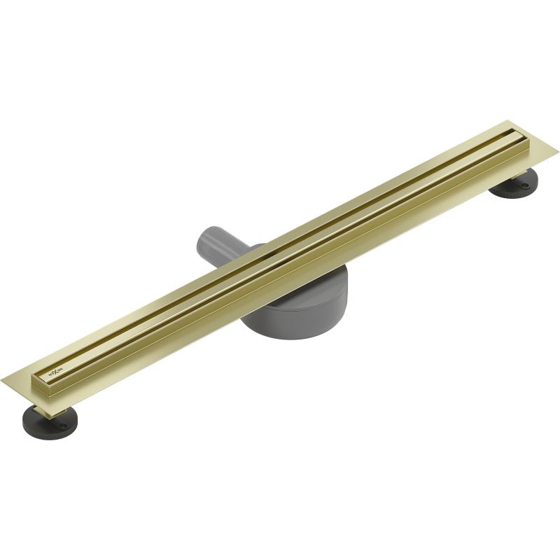 Mexen Flat 360° Slim rotational linear drain 70 cm, brushed gold - 1A41070