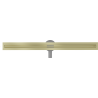 Mexen Flat 360° Slim rotary linear drain 100 cm, brushed gold - 1A41100