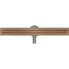 Mexen Flat 360° Slim rotating linear drain 60 cm, brushed copper - 1C41060