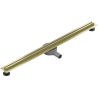 Mexen Flat 360° Slim 80 cm Rotatable Linear Drain, Brushed Gold - 1A41080