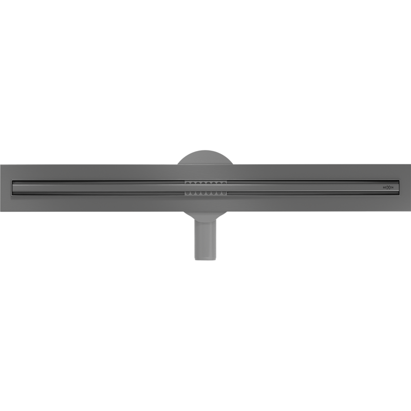 Mexen Flat 360° Slim rotary linear drain 70 cm, gun gray brushed - 1E41070