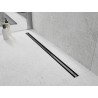 Mexen Flat 360° Slim rotary linear drain 150 cm, brushed gun gray - 1E41150