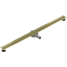 Mexen Flat 360° Slim 110 cm Rotating Linear Drain, Brushed Gold - 1A41110