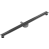 Mexen Flat 360° Slim rotary linear drain 150 cm, brushed gun gray - 1E41150