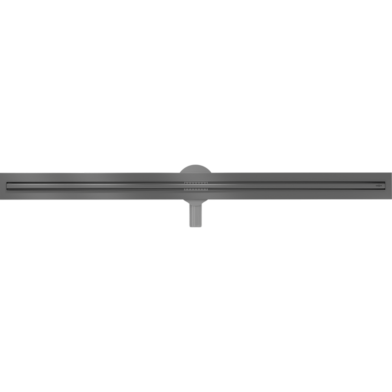 Mexen Flat 360° Slim rotary linear drain 150 cm, brushed gun gray - 1E41150