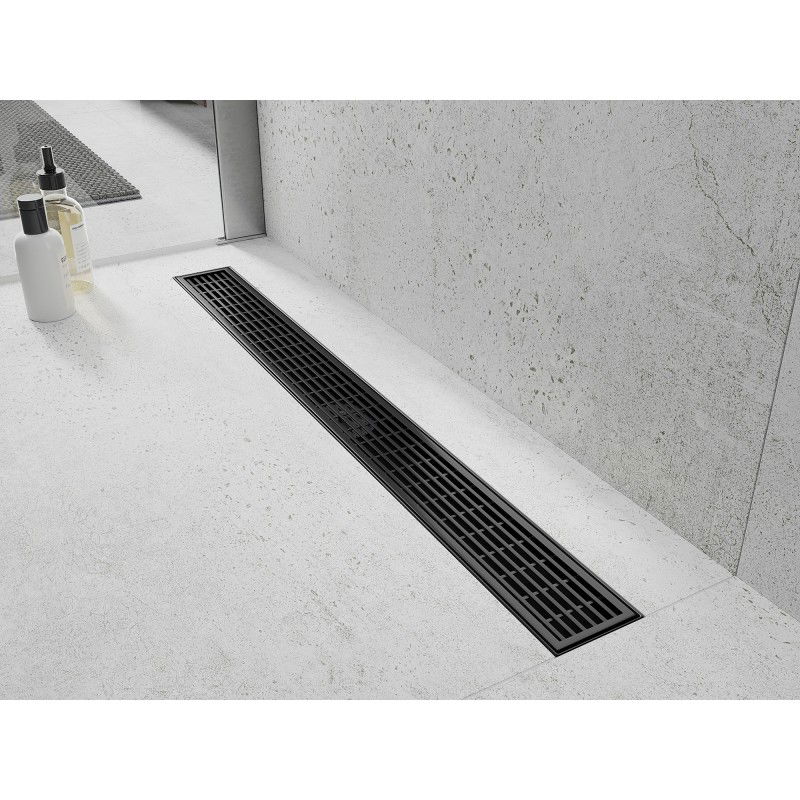 Mexen Flat M33 Cover for Linear Drain 100 cm, Black - 17330100