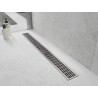 Mexen Flat 360° M33 rotary linear drain 50 cm, stainless steel - 1033050-40