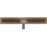 Mexen Flat M33 linear drain 50 cm, brushed copper - 1C33050-15