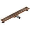 Mexen Flat M33 linear drain 60 cm, brushed copper - 1C33060-15