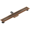 Mexen Flat M33 linear drain 70 cm, brushed copper - 1C33070-15