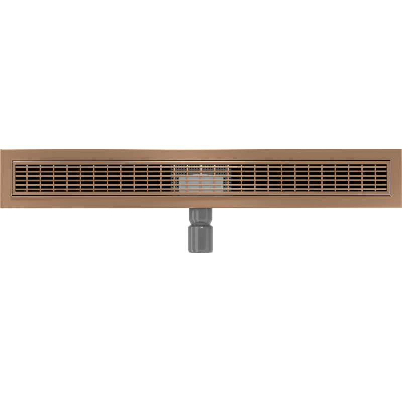 Mexen Flat M33 linear drain 70 cm, brushed copper - 1C33070-15