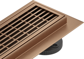 Mexen Flat 360° M33 rotational linear drain 80 cm, brushed copper - 1C33080-40