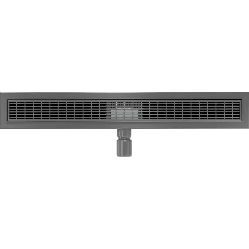 Mexen Flat M33 linear drain 70 cm, brushed gun gray - 1E33070-15