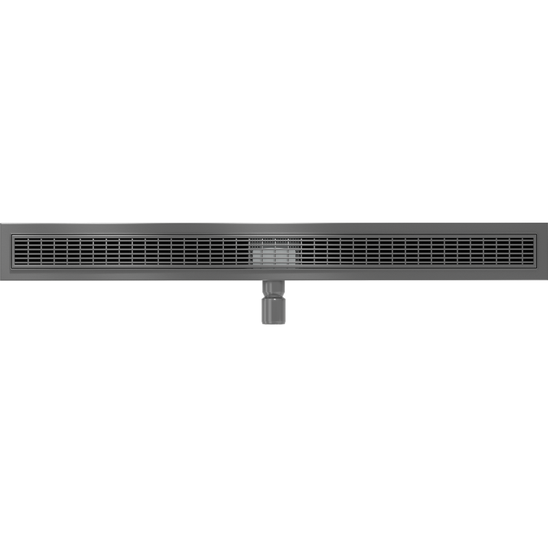 Mexen Flat M33 Linear Drain 80 cm, Brushed Gun Gray - 1E33080-15