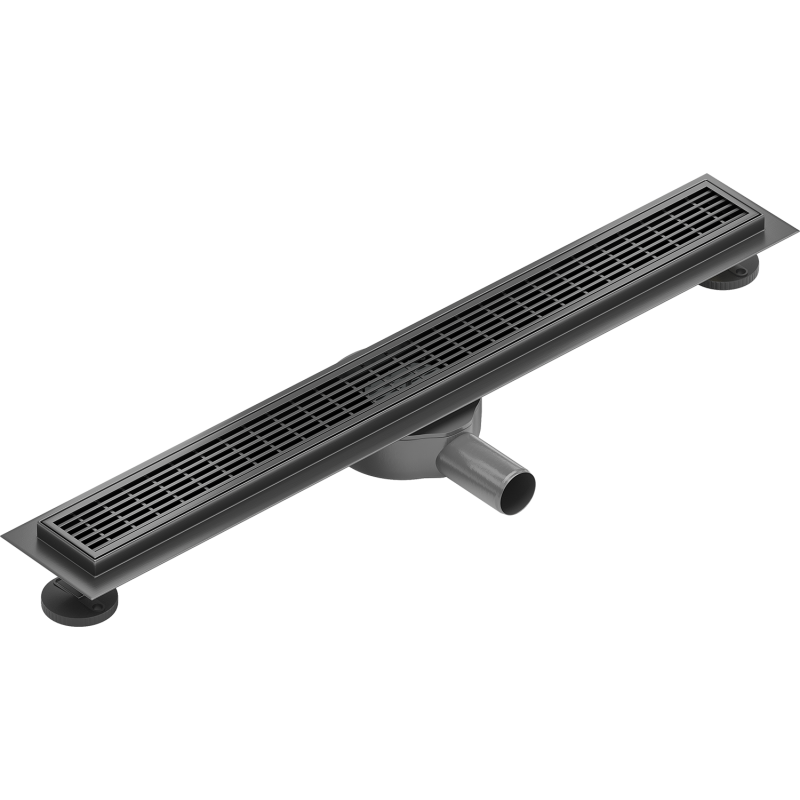 Mexen Flat 360° M33 60 cm Rotating Linear Drain, Gun Gray Brushed - 1E33060-40