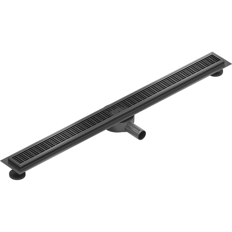 Mexen Flat 360° M33 Rotating Linear Drain 100 cm, Gun Gray Brushed - 1E33100-40