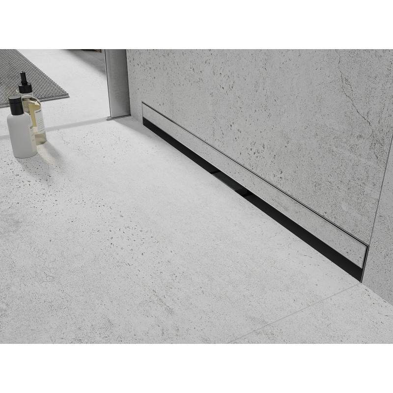 Mexen Flat Wall wall linear drain 2-in-1 90 cm, inox - 1030090