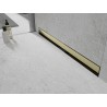 Mexen Flat Wall wall linear drain 2-in-1 90 cm, gold - 1530090