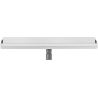 Mexen Flat Wall wall linear drain 2-in-1 50 cm, white - 1230050