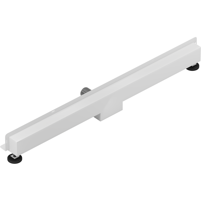 Mexen Flat Wall 2-in-1 Wall Linear Drain 80 cm, White - 1230080