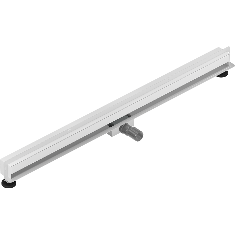 Mexen Flat Wall wall linear drain 2in1 110 cm, white - 1230110