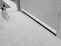 Mexen Flat Wall 2-in-1 Wall Linear Drain 120 cm, White - 1230120