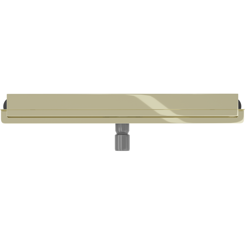 Mexen Flat Wall wall linear drain 2-in-1 50 cm, gold - 1530050
