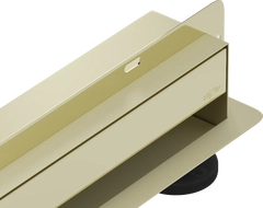 Mexen Flat Wall wall linear drain 2-in-1 50 cm, gold - 1530050