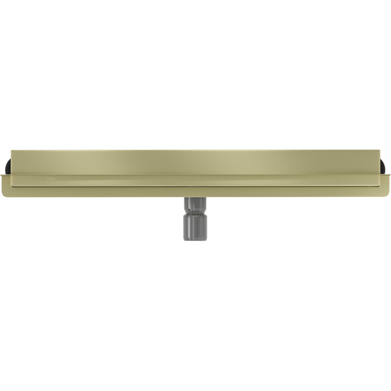 Mexen Flat Wall wall-mounted linear drain 2-in-1 50 cm, brushed gold - 1A30050