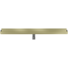 Mexen Flat Wall wall linear drain 2-in-1 80 cm, gold brushed - 1A30080