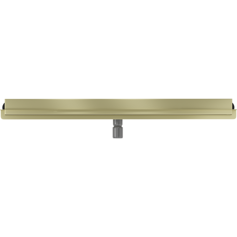 Mexen Flat Wall 2-in-1 Wall Linear Drain 100 cm, Brushed Gold - 1A30100