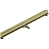 Mexen Flat Wall wall linear drain 2-in-1 110 cm, brushed gold - 1A30110