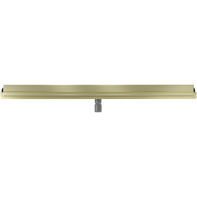 Mexen Flat Wall wall linear drain 2-in-1 120 cm, brushed gold - 1A30120