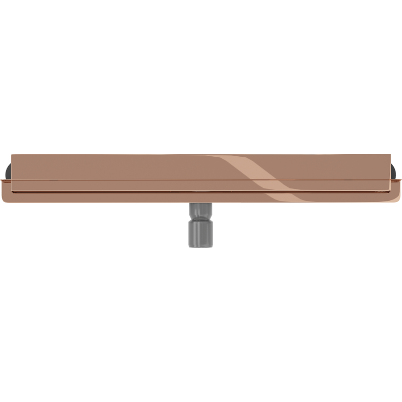Mexen Flat Wall wall linear drain 2-in-1 60 cm, rose gold - 1630060